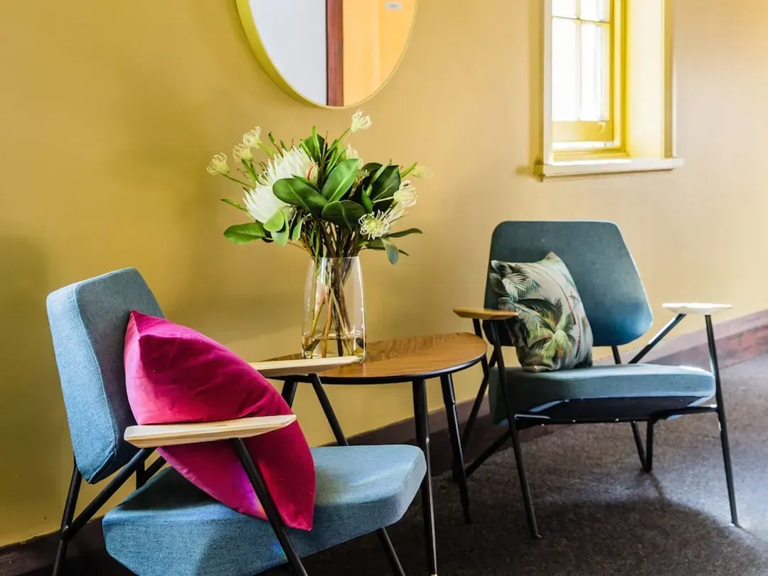 Lobby sitting area