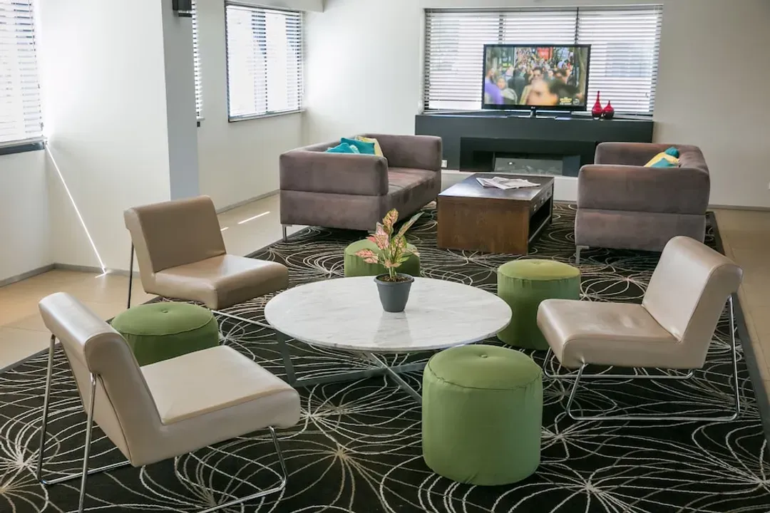 Lobby sitting area