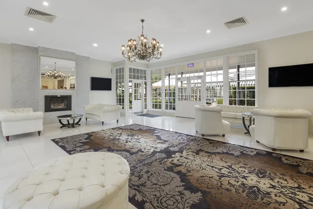 Lobby sitting area