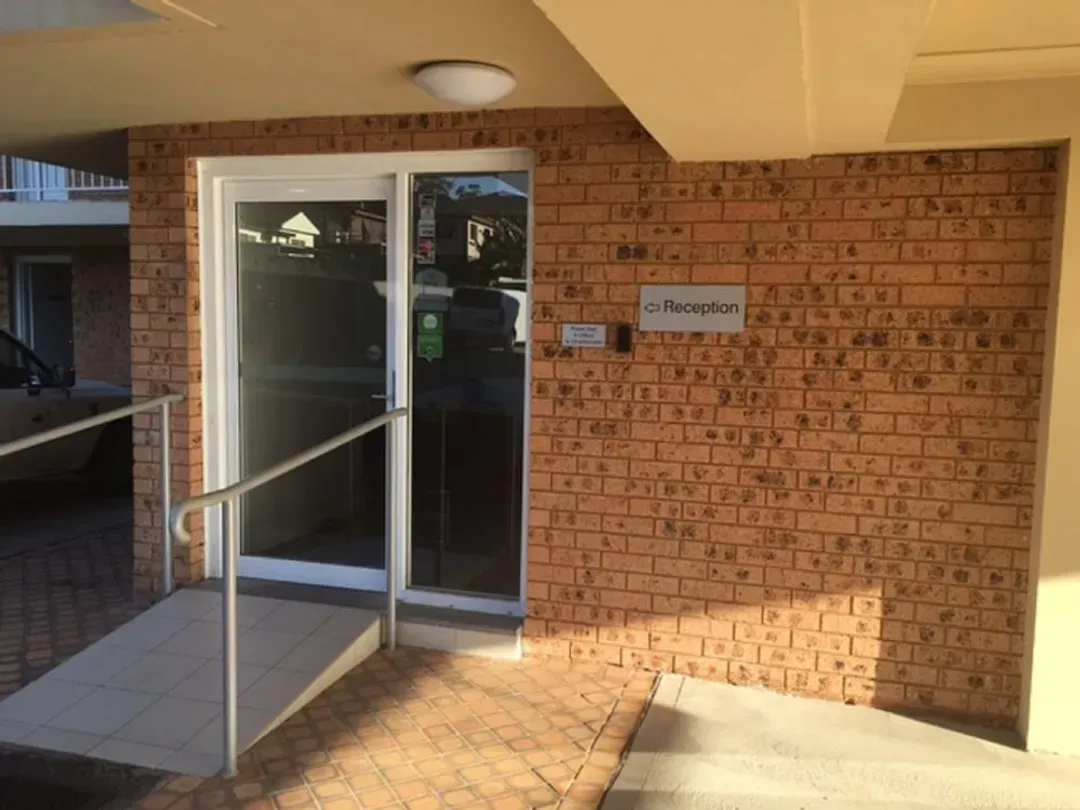 Interior entrance