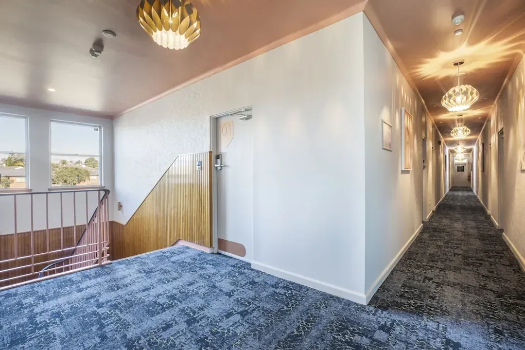 Interior entrance