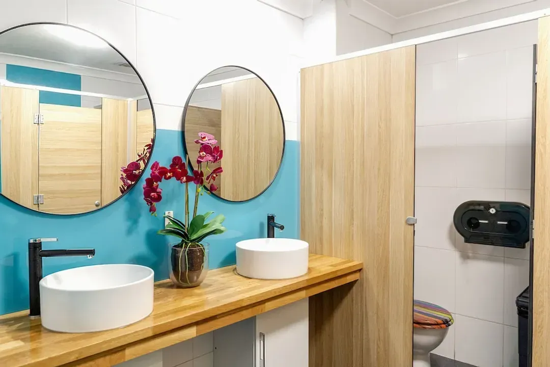 Shared bathroom