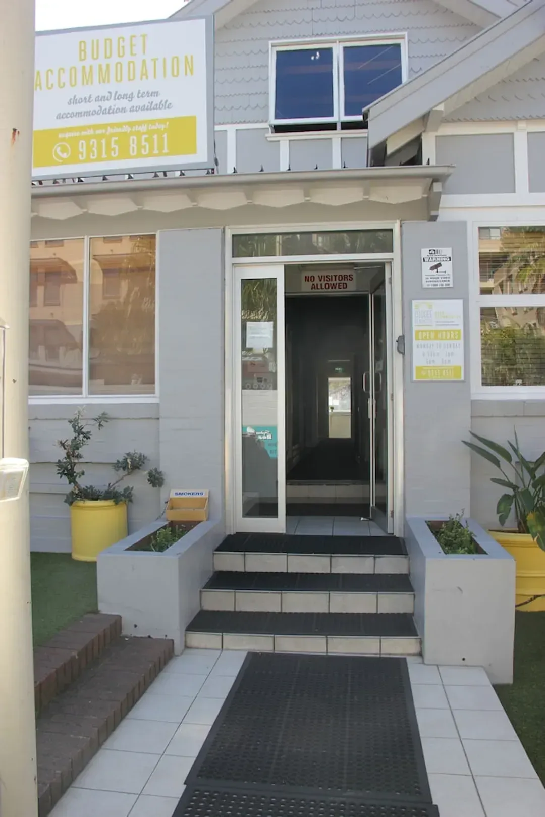 Interior entrance