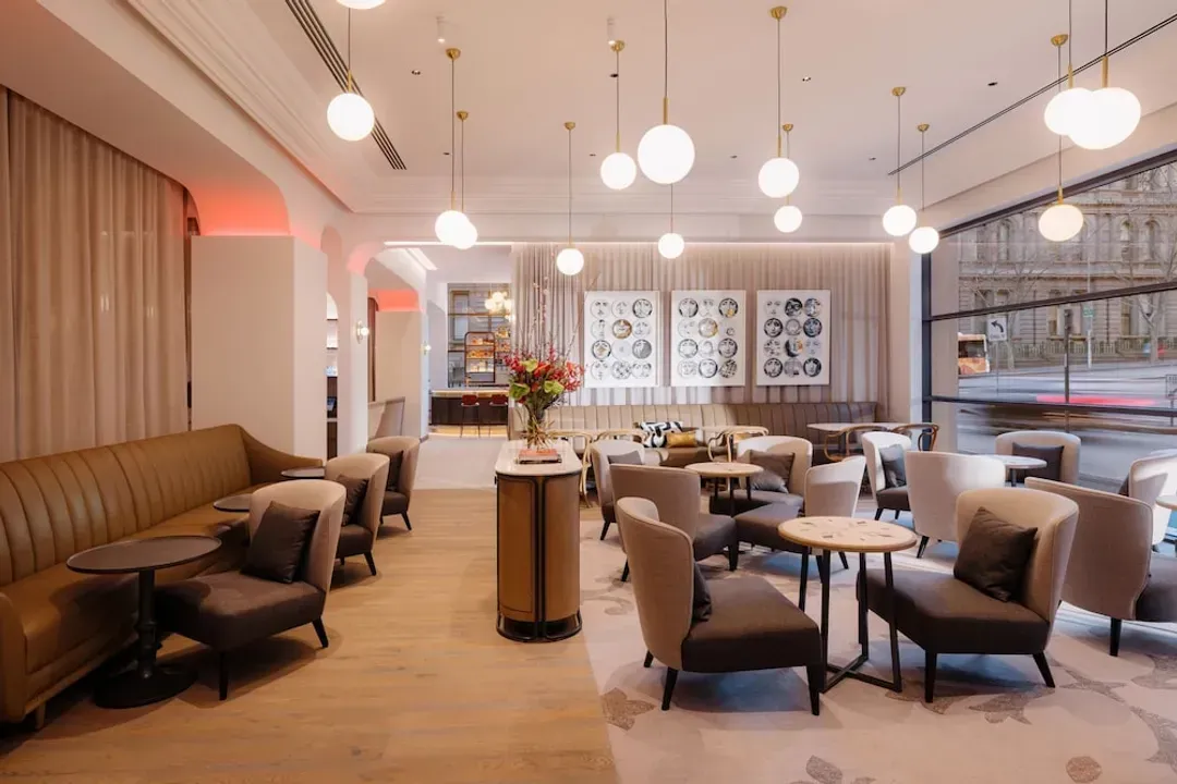 Lobby sitting area
