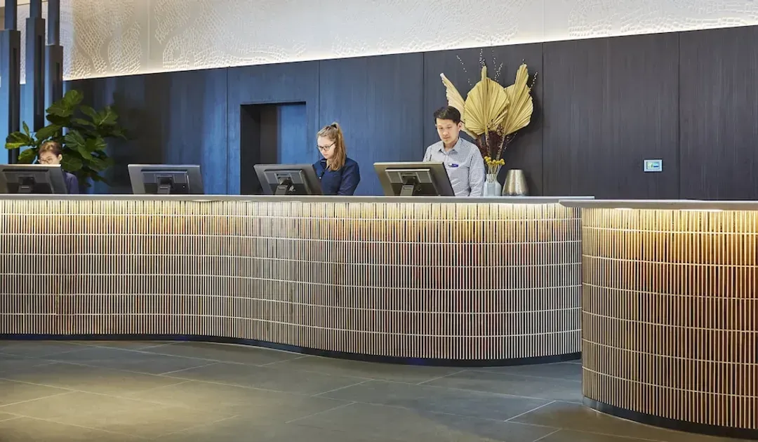 Check-in/check-out kiosk