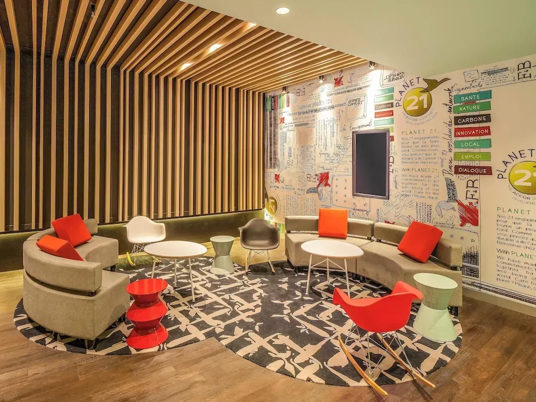 Lobby sitting area