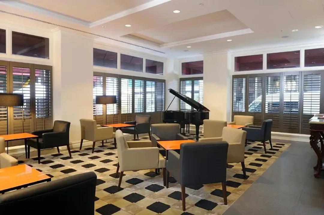Lobby sitting area