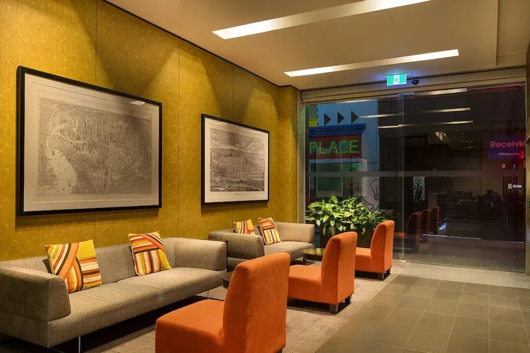 Lobby sitting area