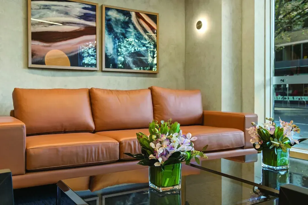 Lobby sitting area