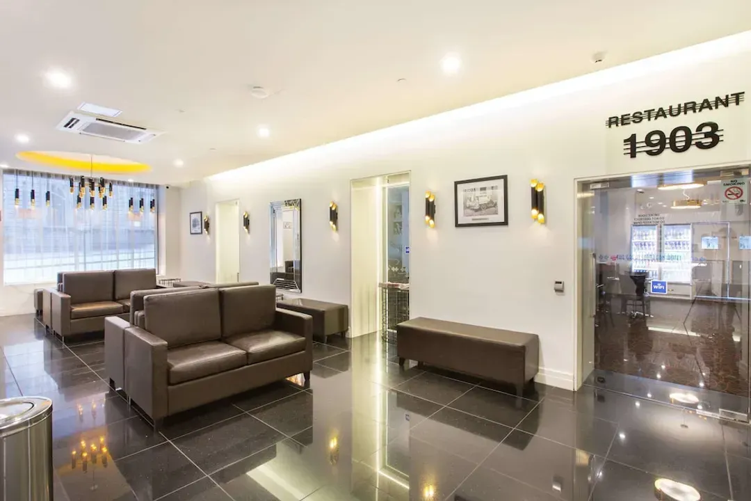 Lobby sitting area