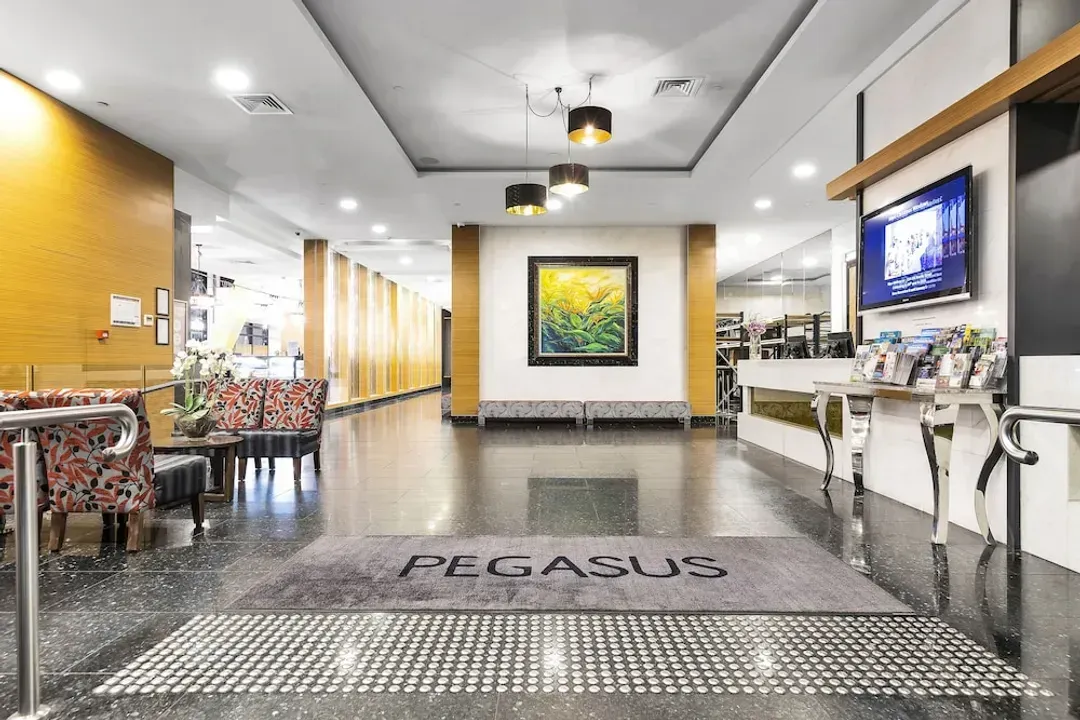 Lobby sitting area