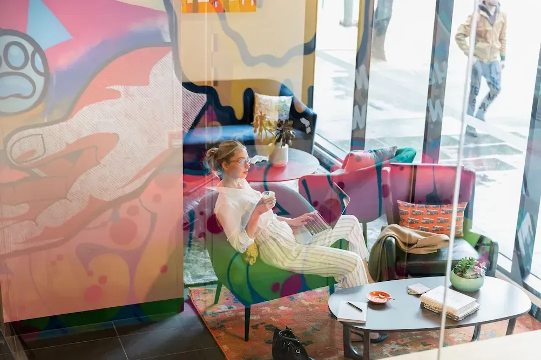 Lobby sitting area