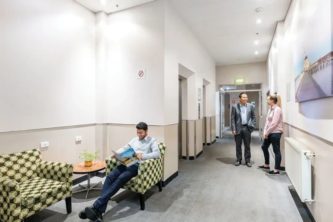 Lobby sitting area