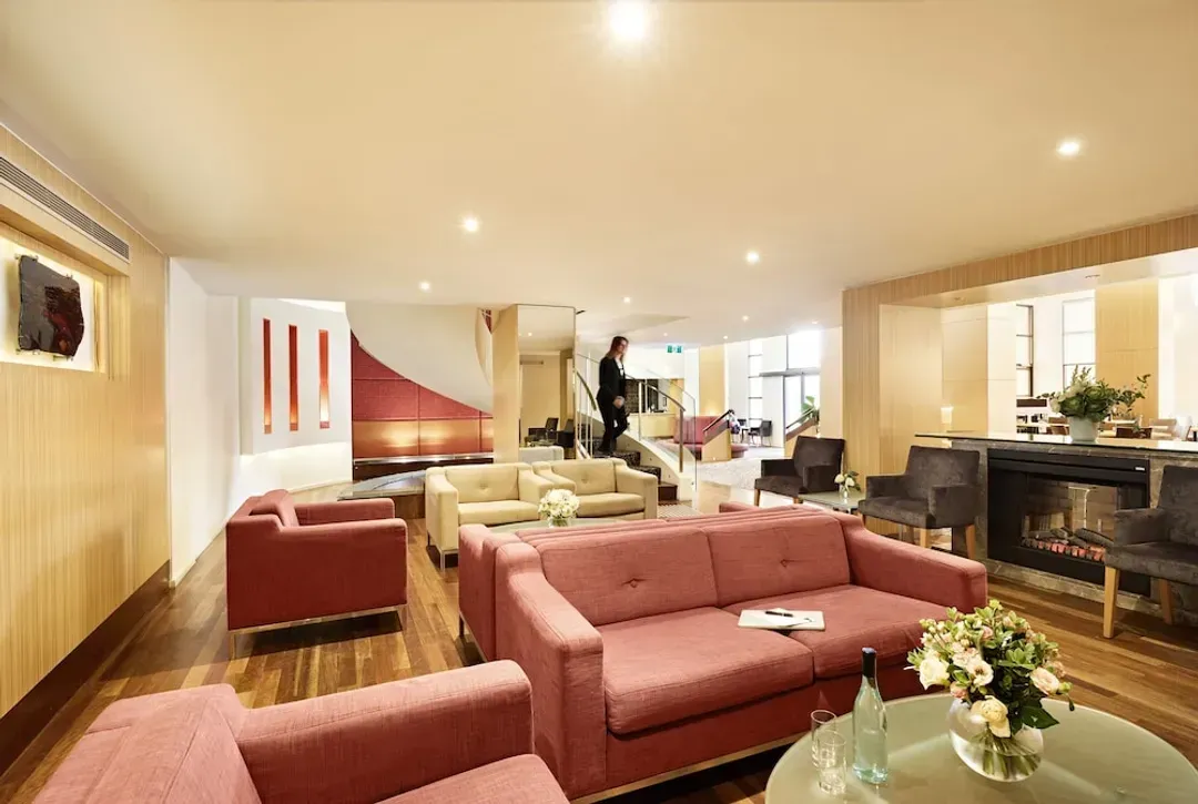 Lobby sitting area