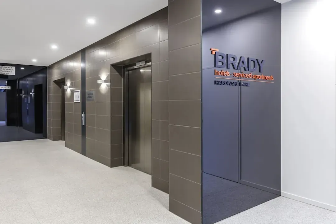 Interior entrance