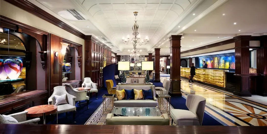 Lobby sitting area