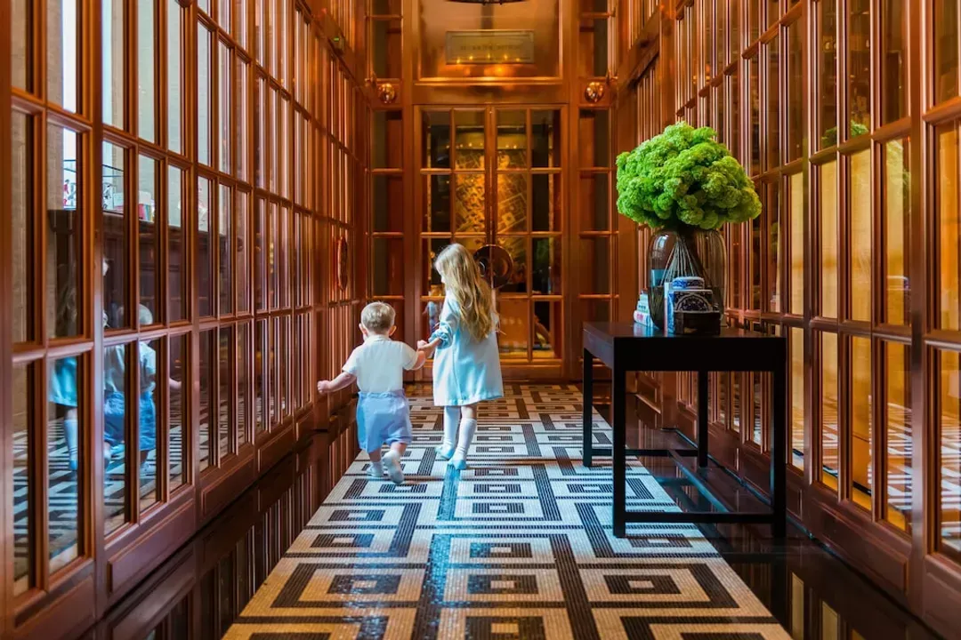 Interior entrance