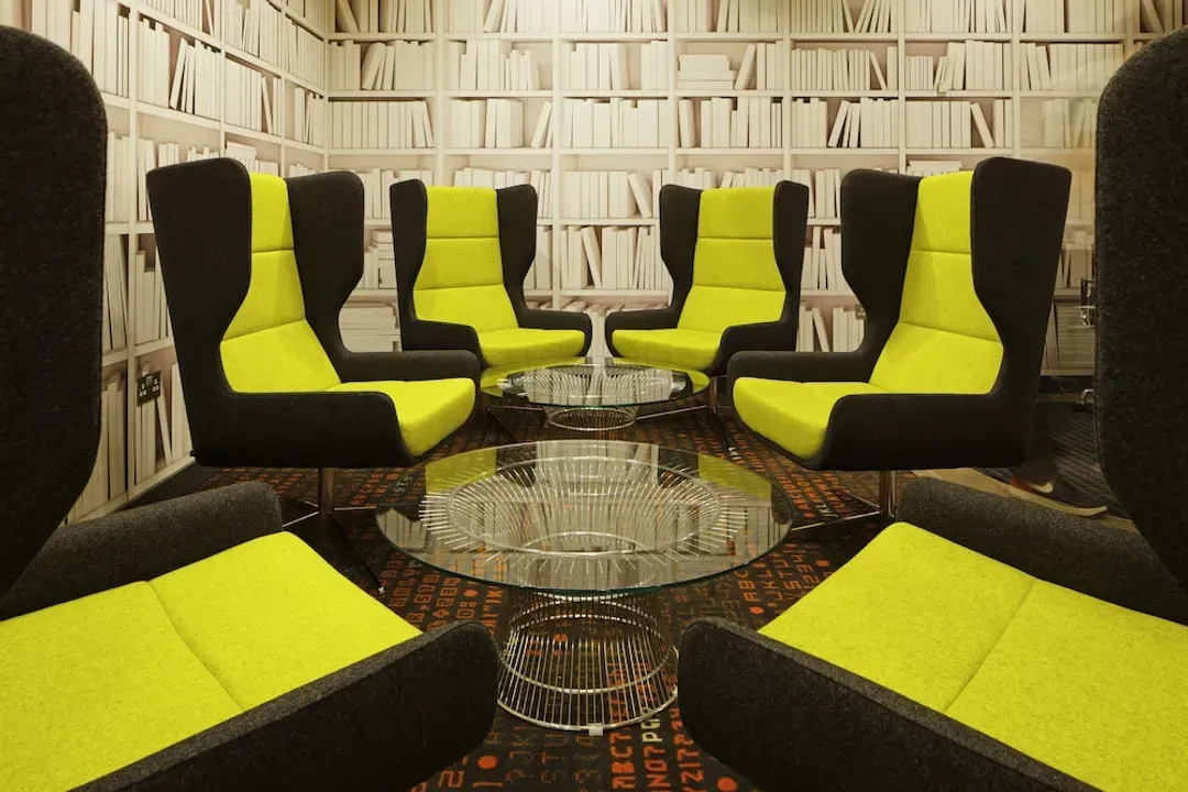 Lobby sitting area