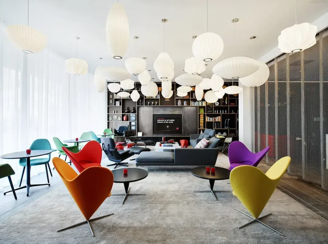 Lobby sitting area