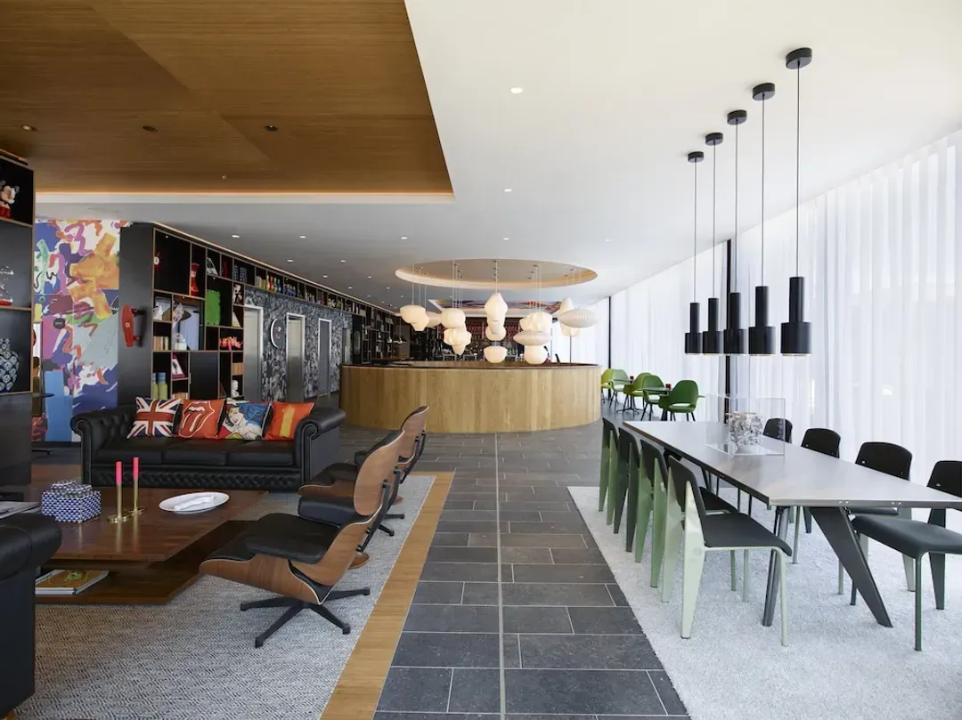 Lobby sitting area