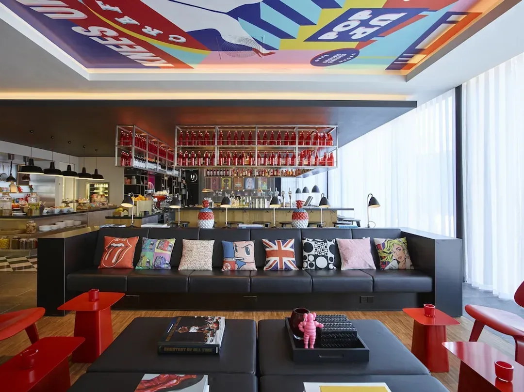 Lobby sitting area