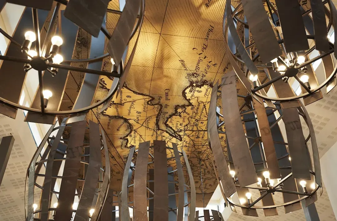 Interior entrance