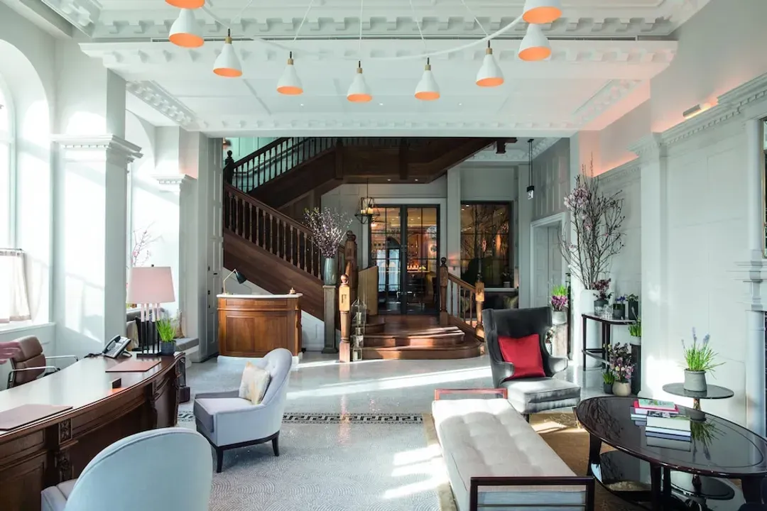 Lobby sitting area