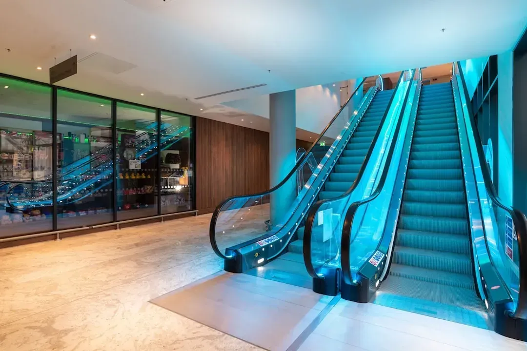 Interior entrance