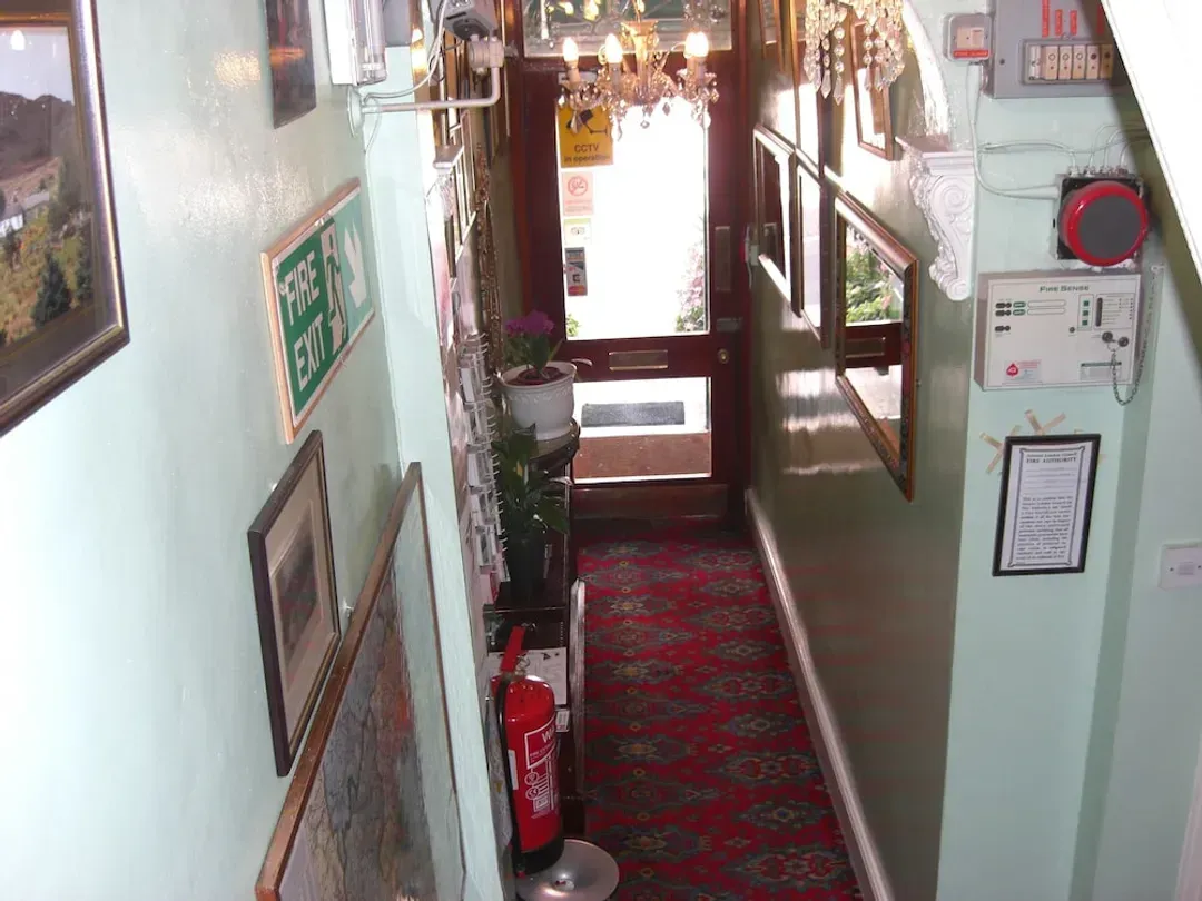 Interior entrance