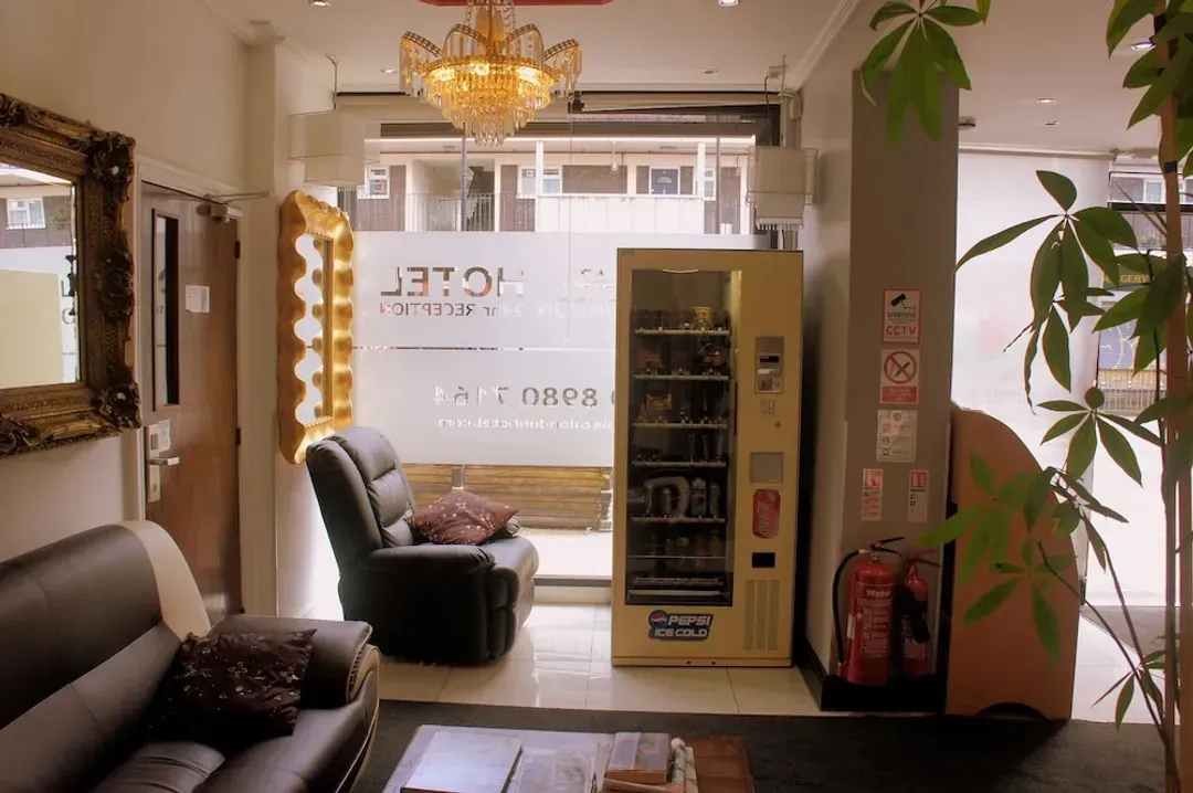 Interior entrance