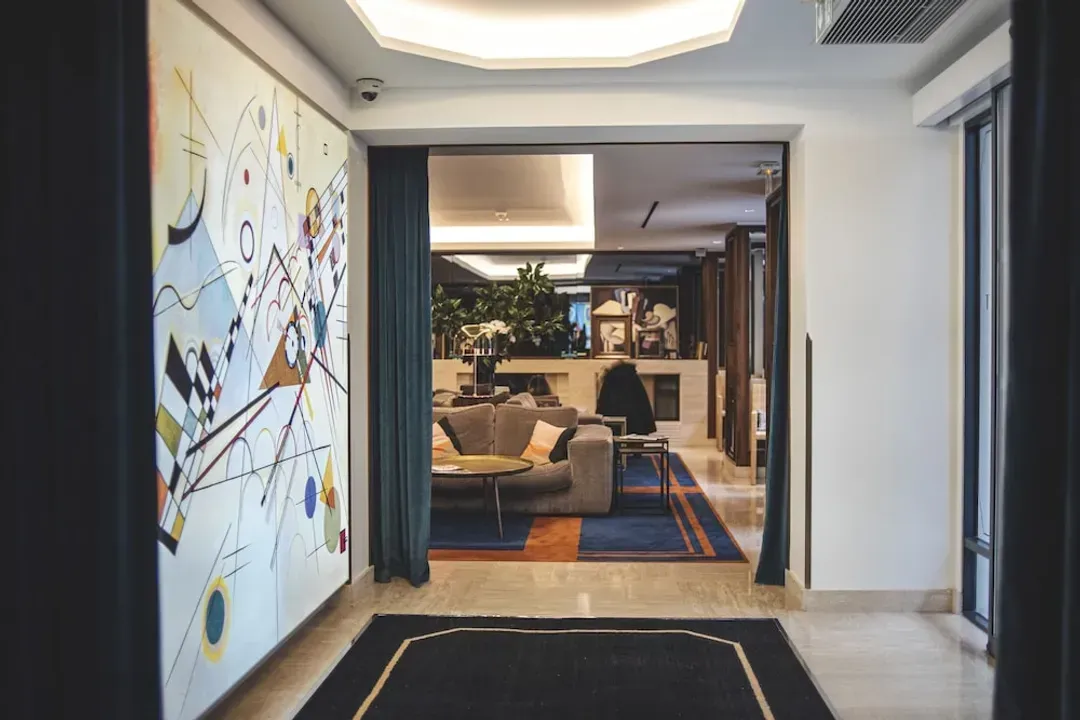 Interior entrance