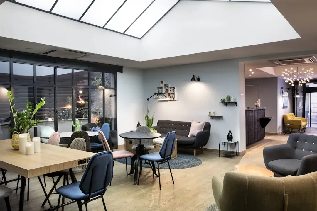 Lobby sitting area