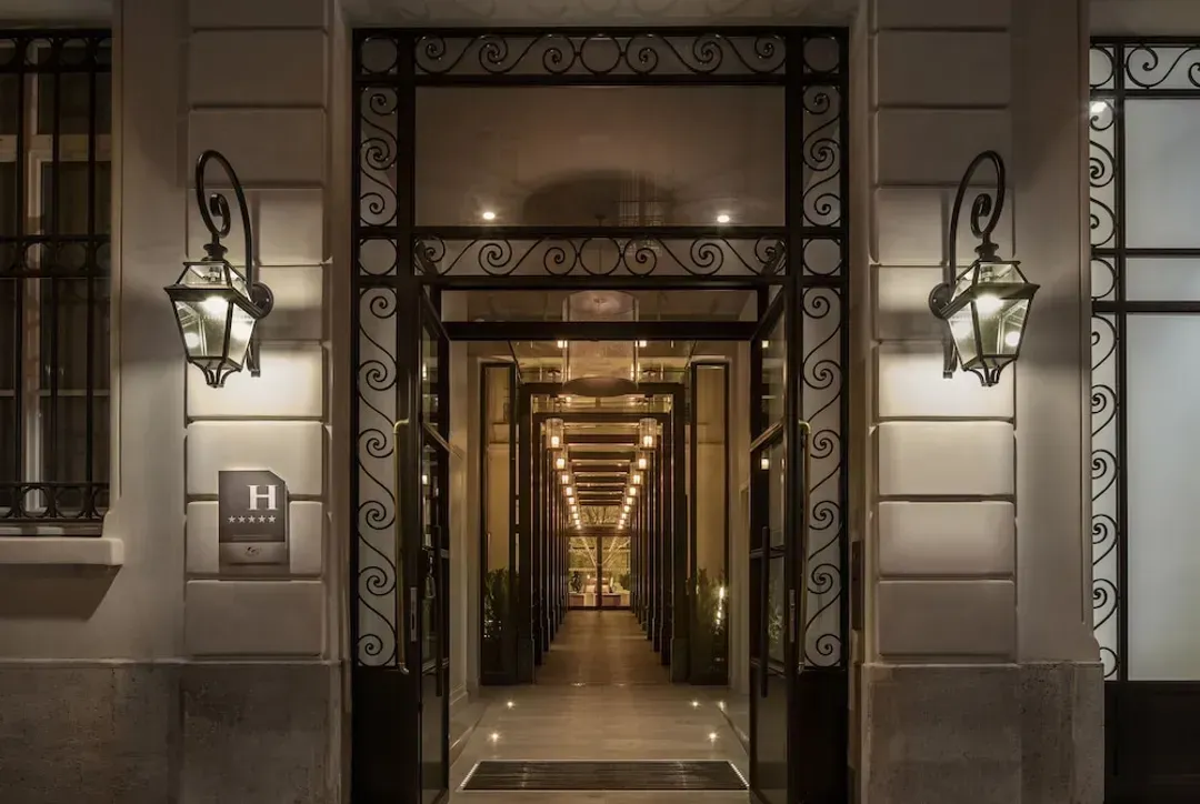 Interior entrance