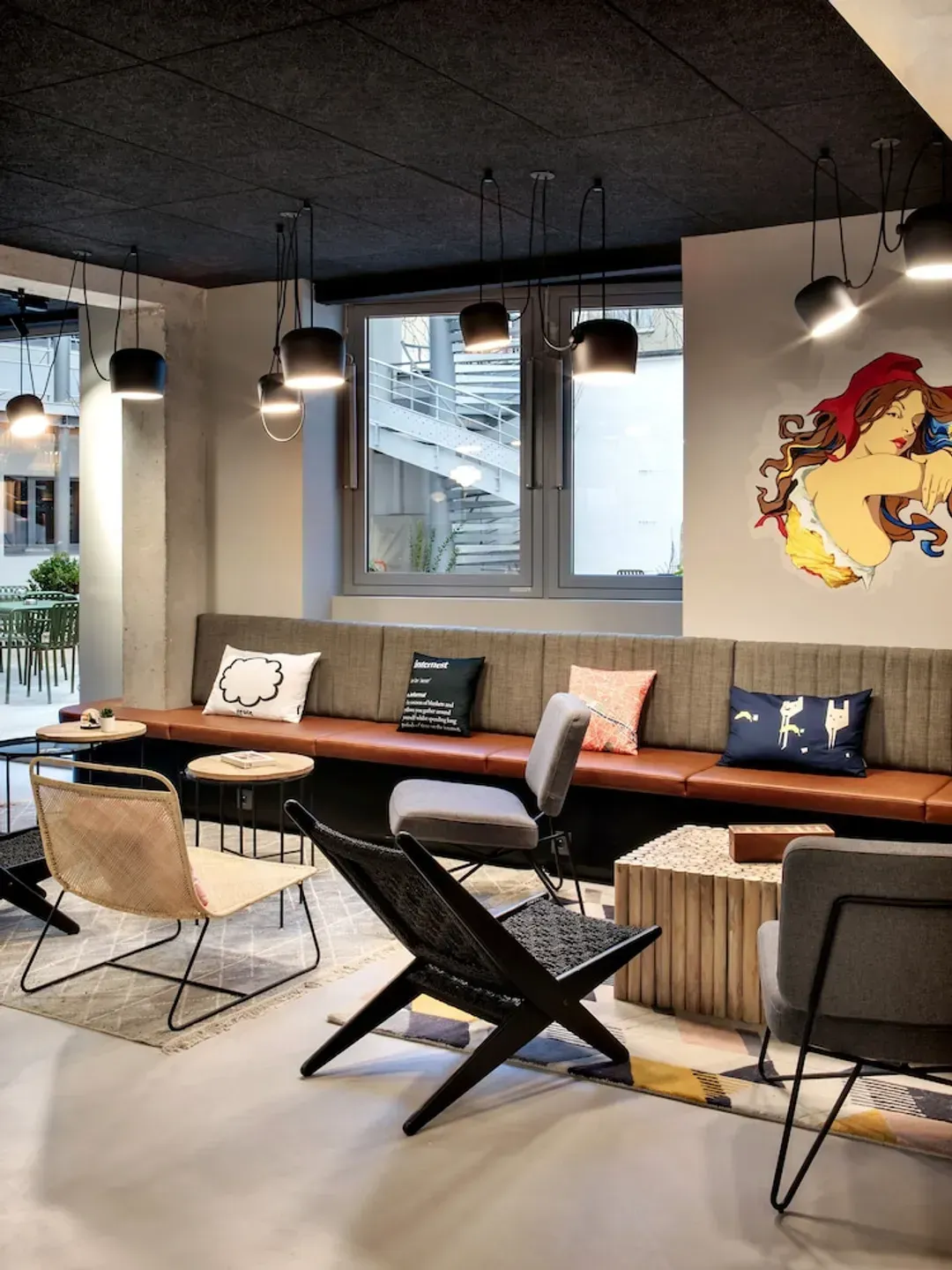 Lobby sitting area