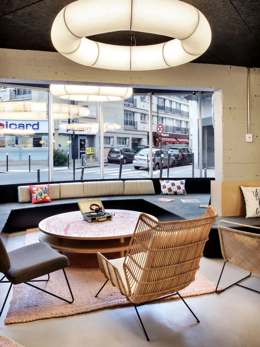 Lobby sitting area