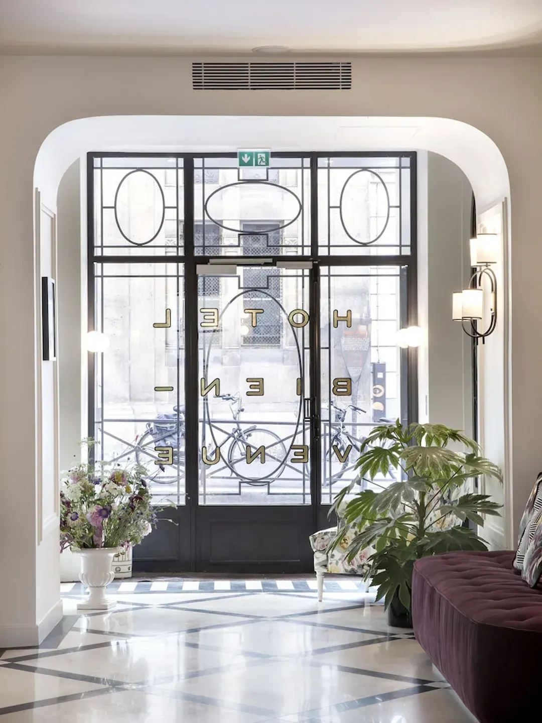 Interior entrance