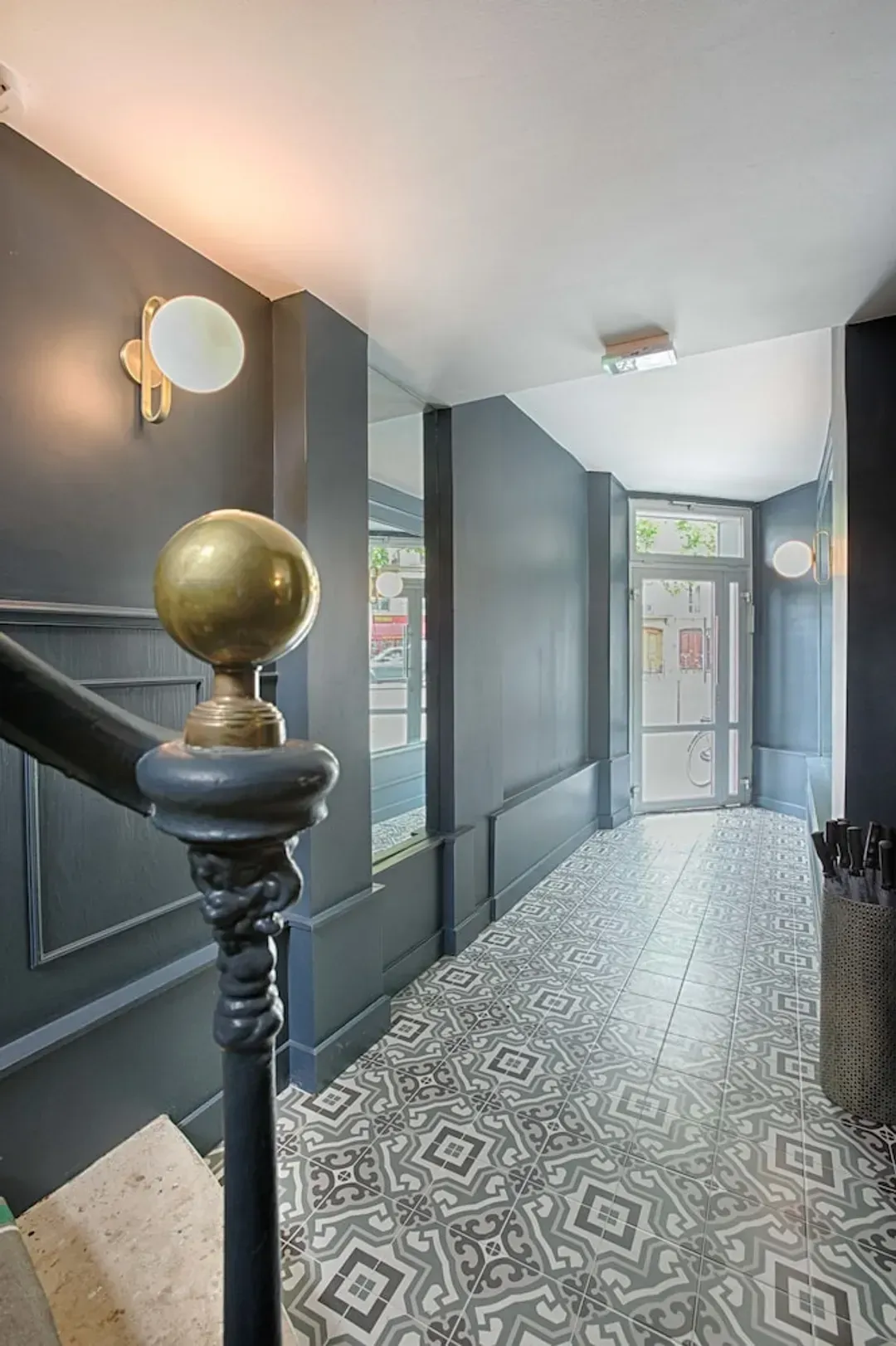 Interior entrance
