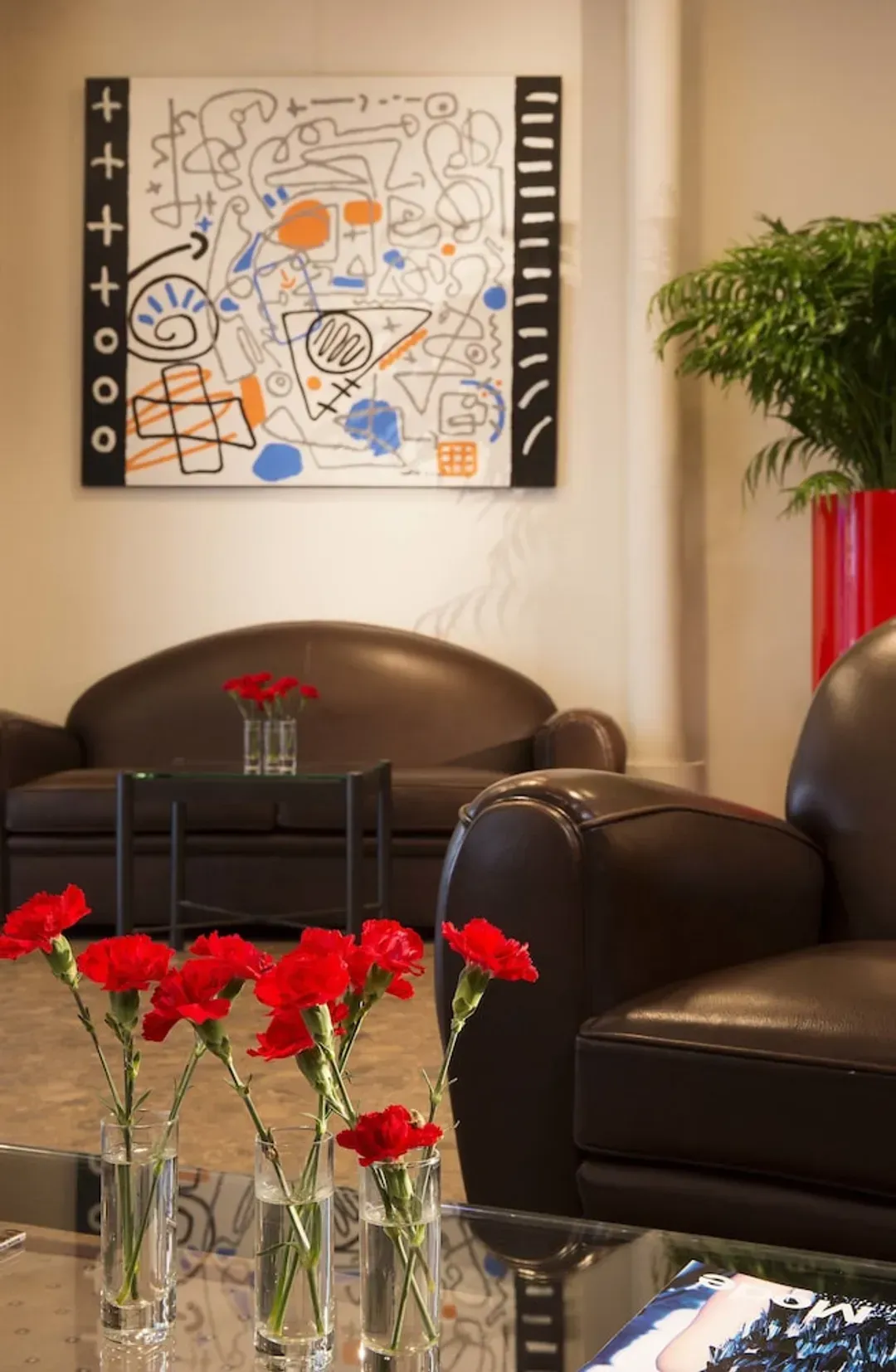Lobby sitting area