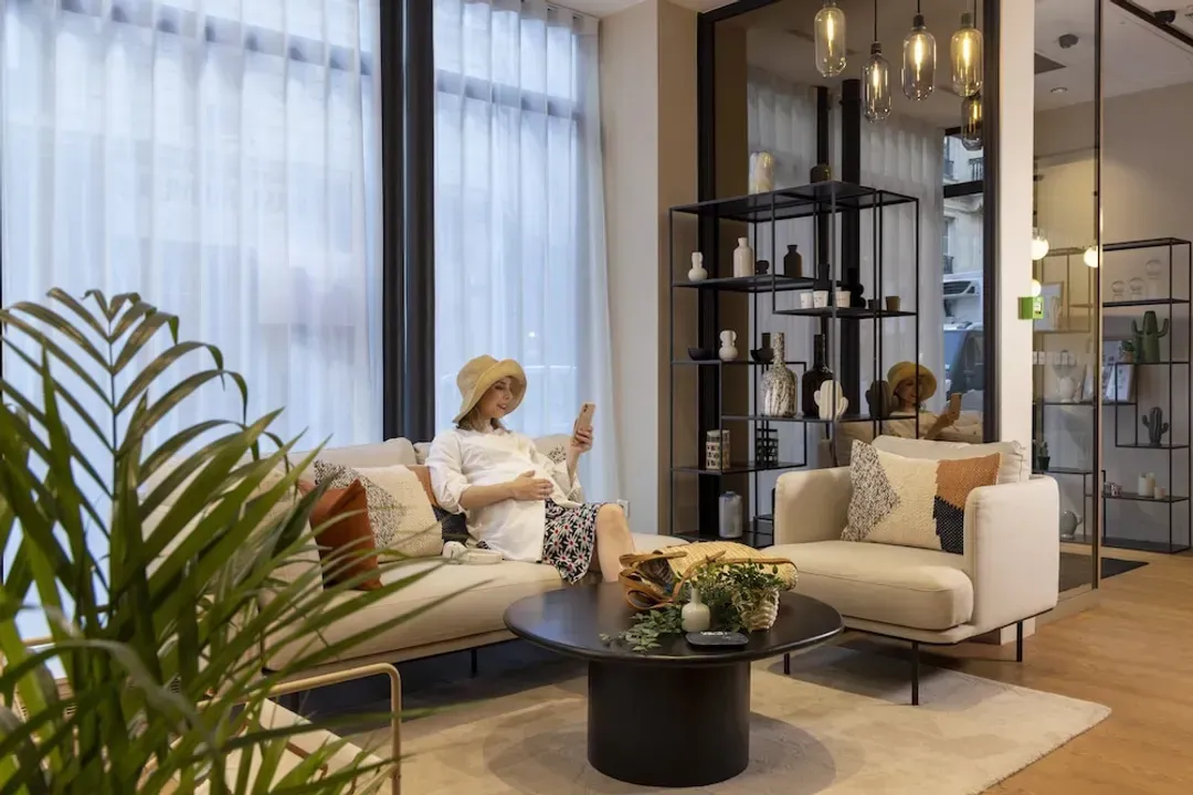 Lobby sitting area