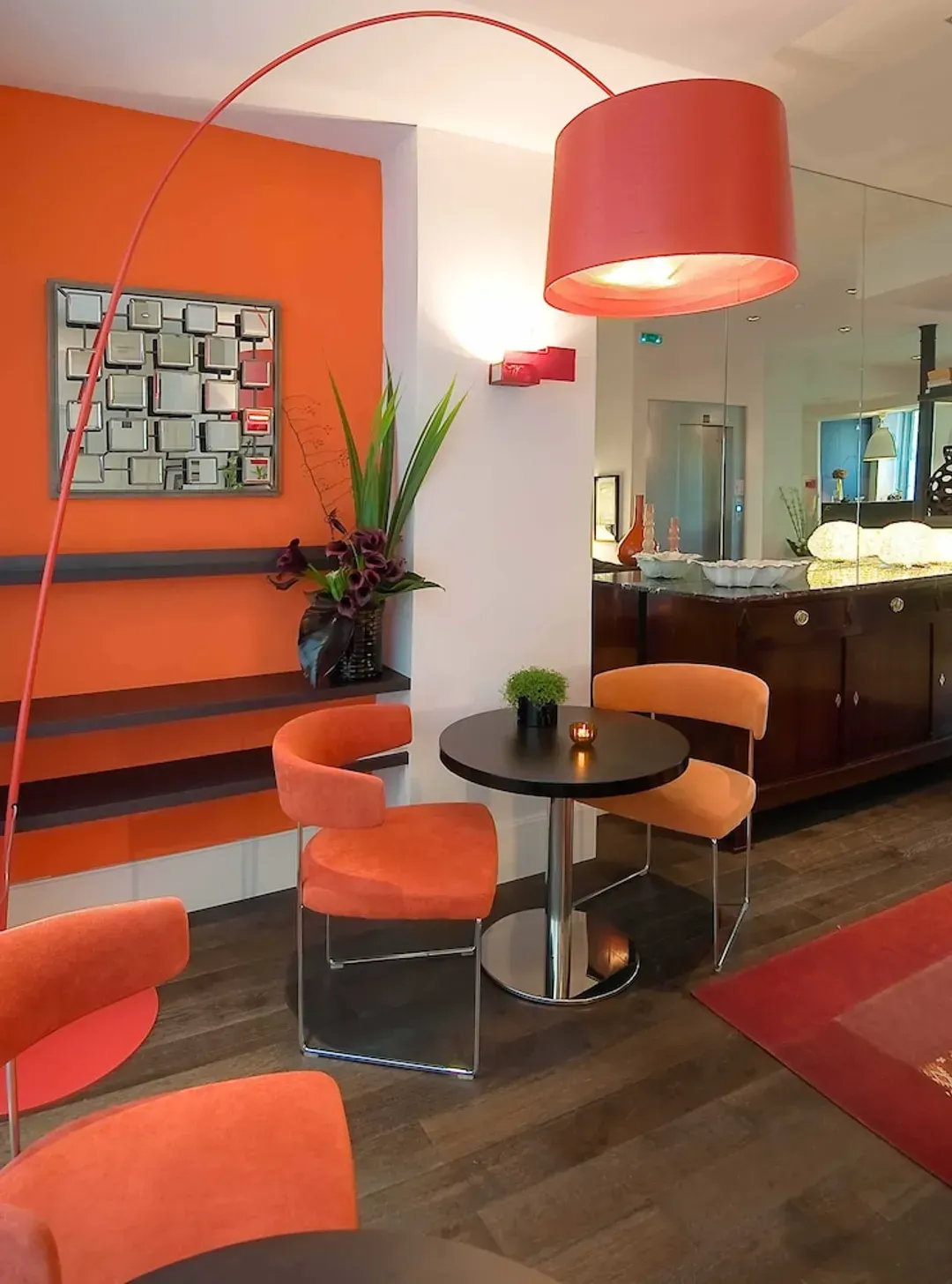 Lobby sitting area