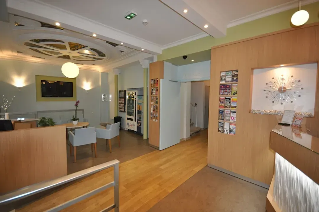 Interior entrance