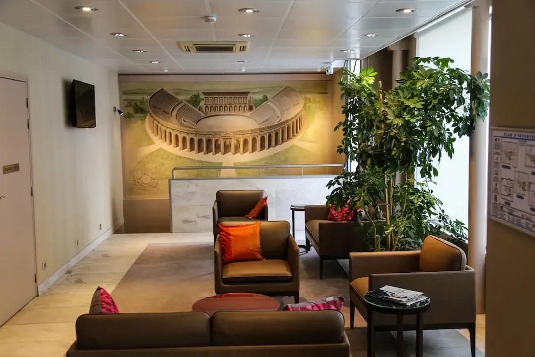 Lobby sitting area