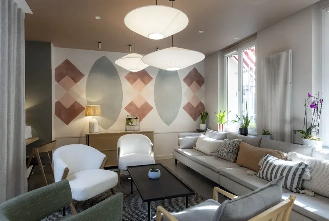 Lobby sitting area