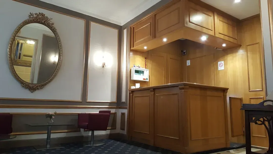 Interior entrance