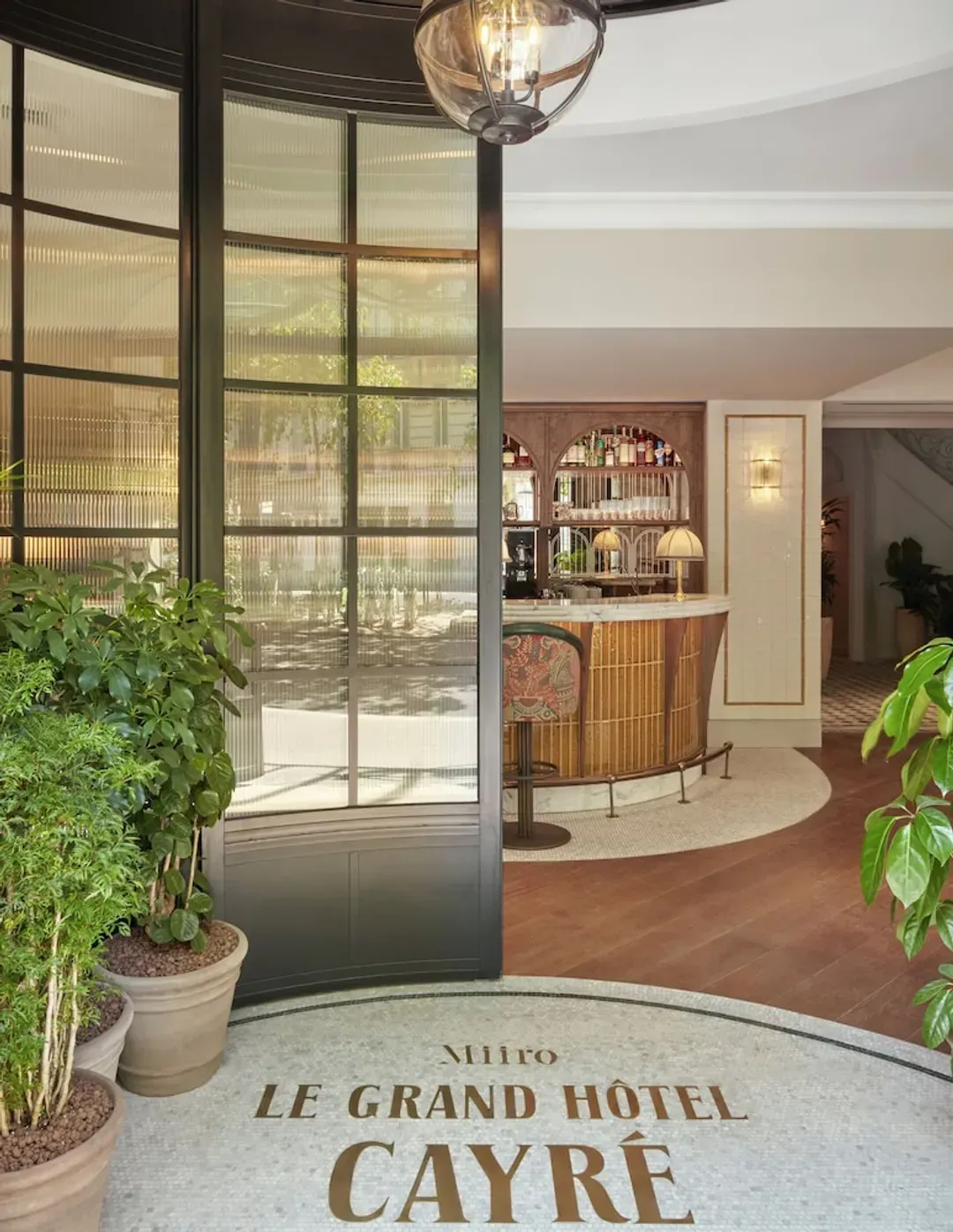Interior entrance