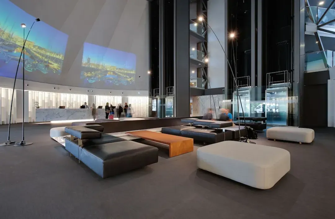 Lobby sitting area