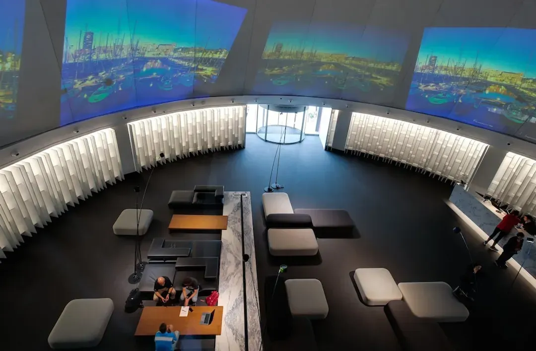 Lobby sitting area