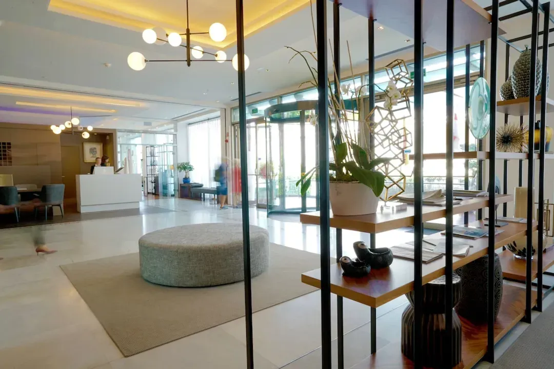 Interior entrance