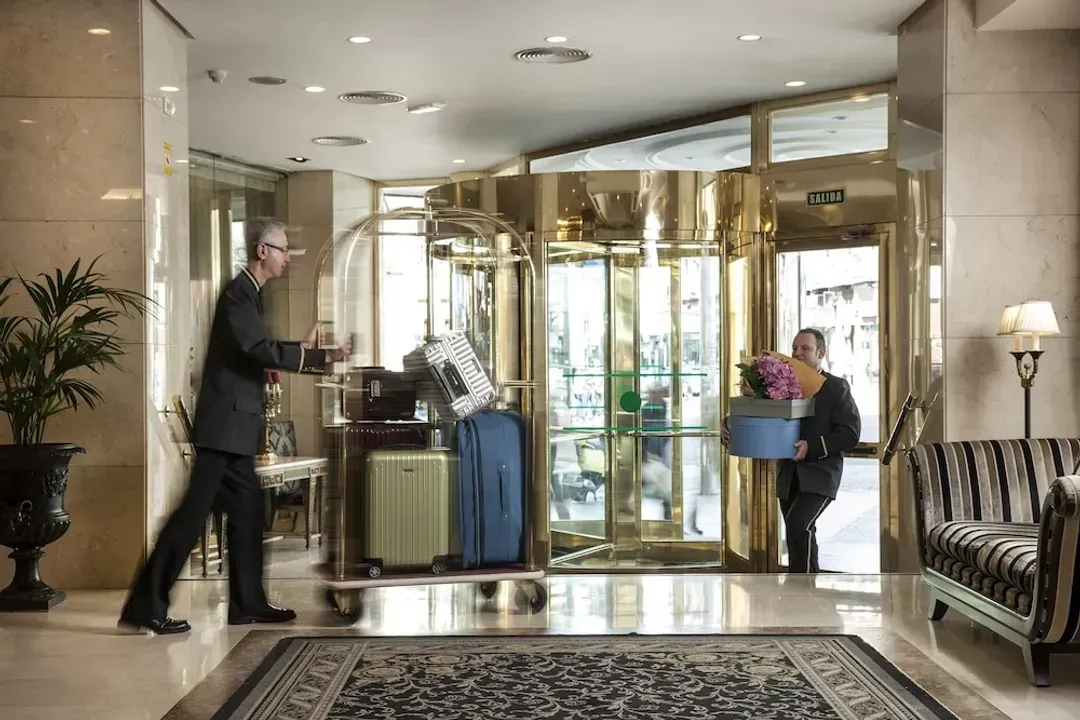 Interior entrance