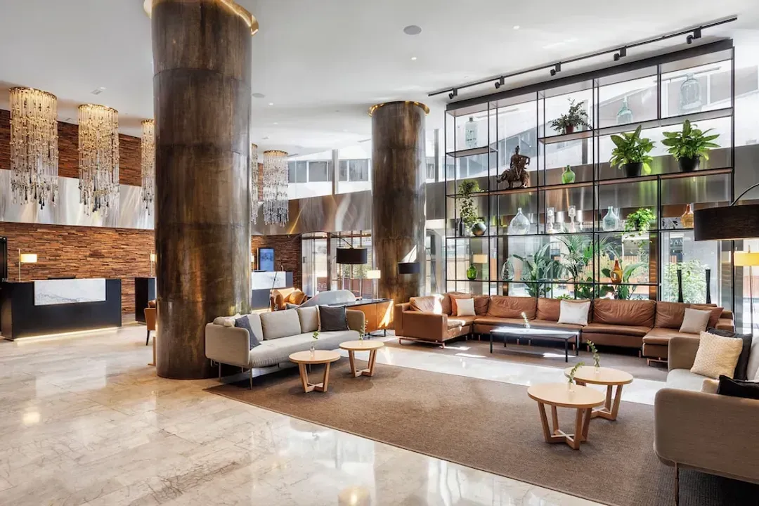 Lobby sitting area